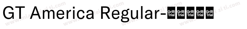 GT America Regular字体转换